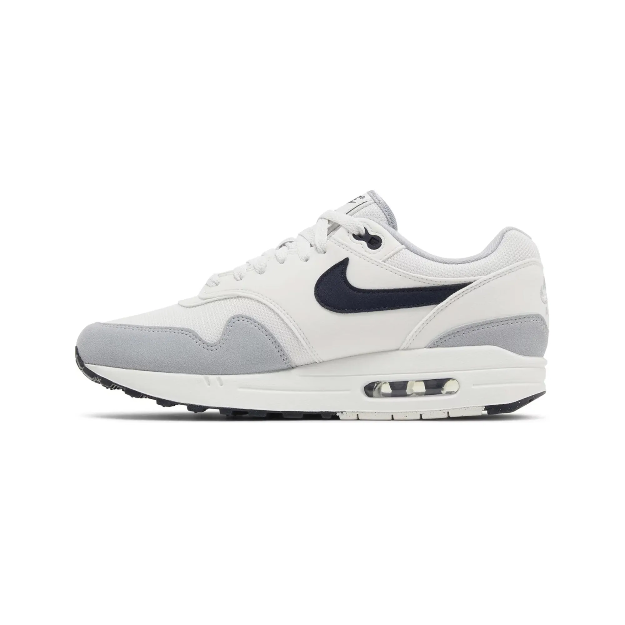 Long-distance running Nike Air Max 1 'Platinum Tint Dark Obsidian' (2024)