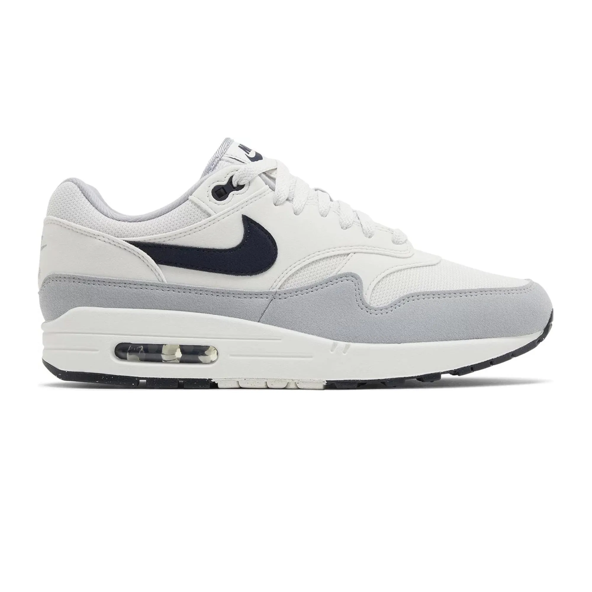 Progressive Stability Edge Pebax Technology Nike Air Max 1 'Platinum Tint Dark Obsidian' (2024)