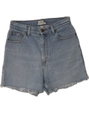 Floral Print Easy Comfort Fit L.L.BEAN Womens Original Fit Denim Shorts US 8 Medium W30 Blue