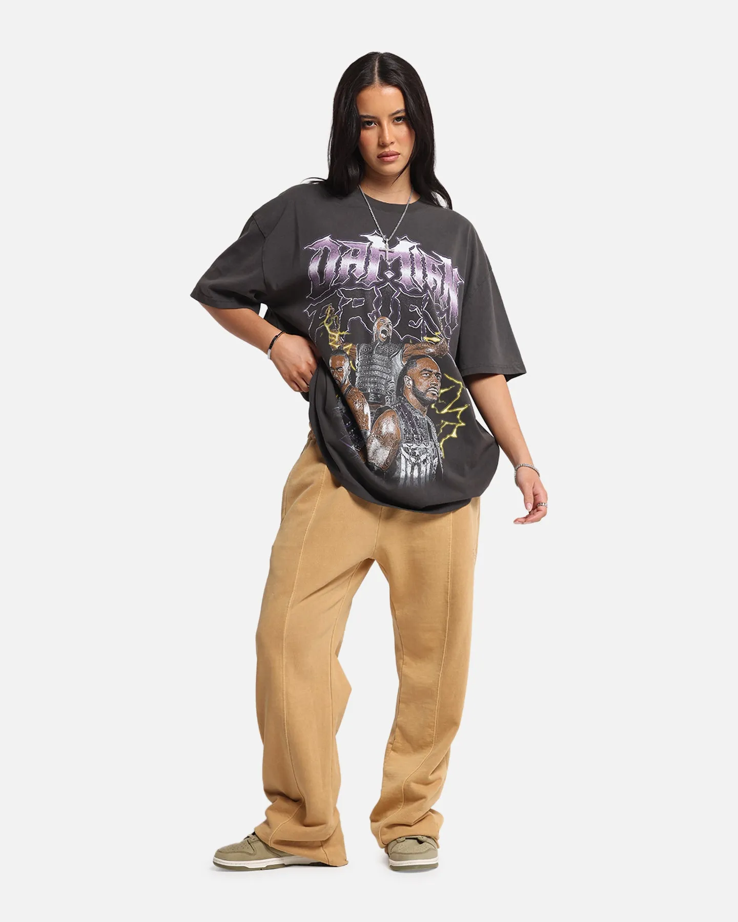 Relax Comfort Style Culture Kings X WWE Damian Priest Wrestlemania XLI Heavy T-Shirt Black Wash
