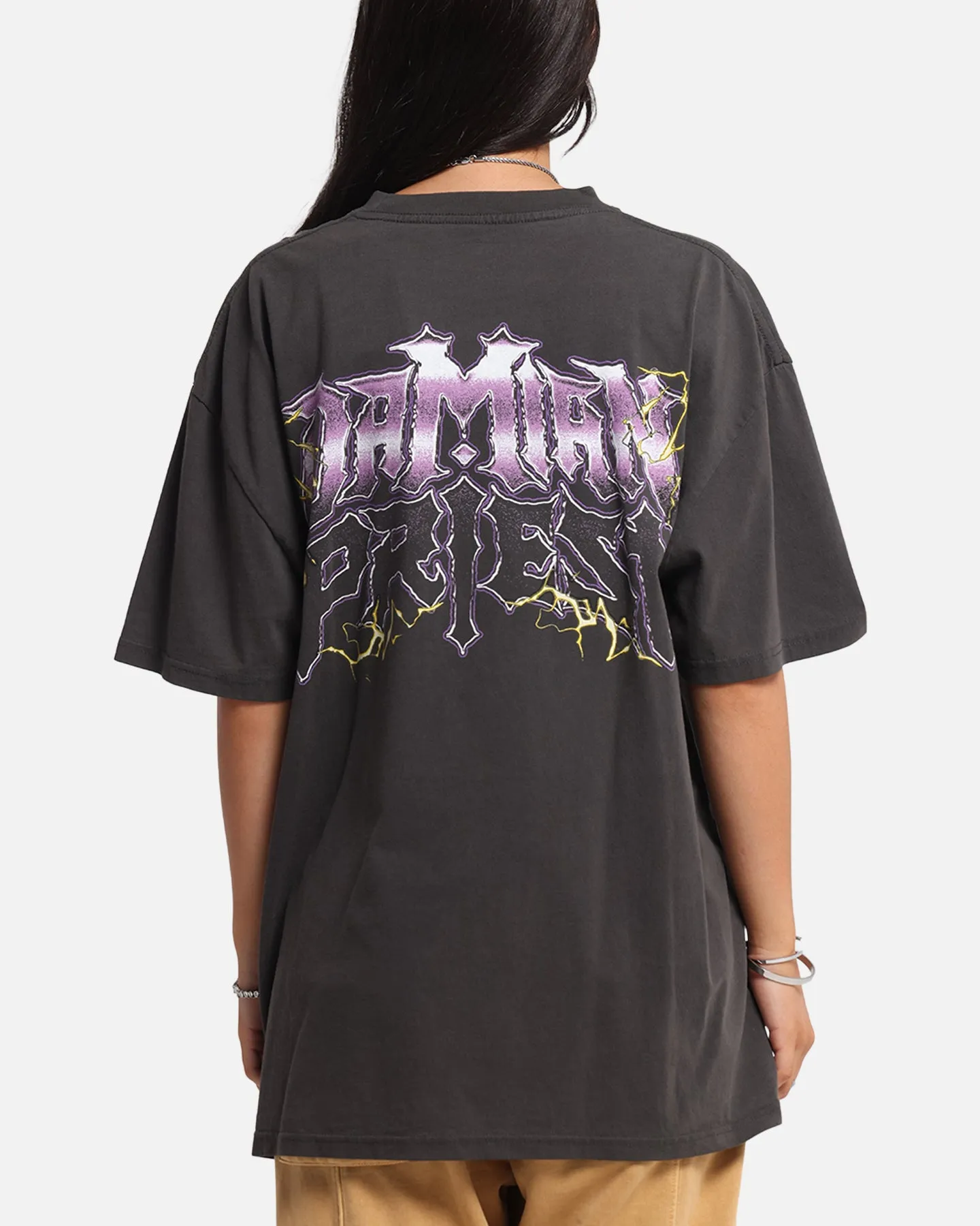 Culture Kings X WWE Damian Priest Wrestlemania XLI Heavy T-Shirt Black Wash Micro Perforation SunProtectionFabric