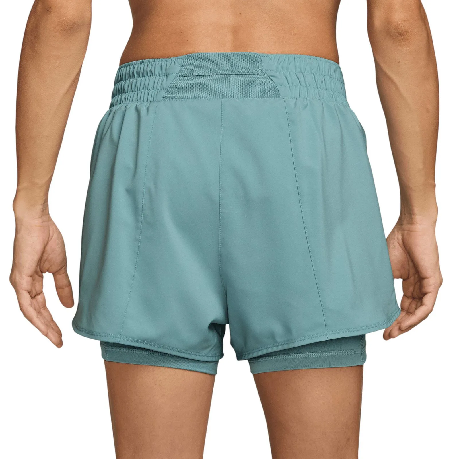 Nike One Womens Dri-FIT High-Waisted 3" 2-in-1 Shorts Clean Mood
