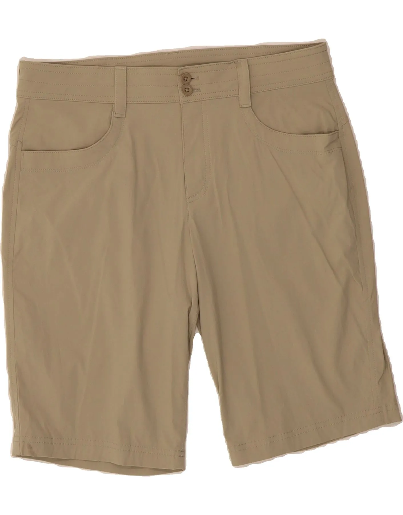 Outdoor Layer sports industry EDDIE BAUER Womens Casual Shorts US 12 Large W34  Khaki Nylon