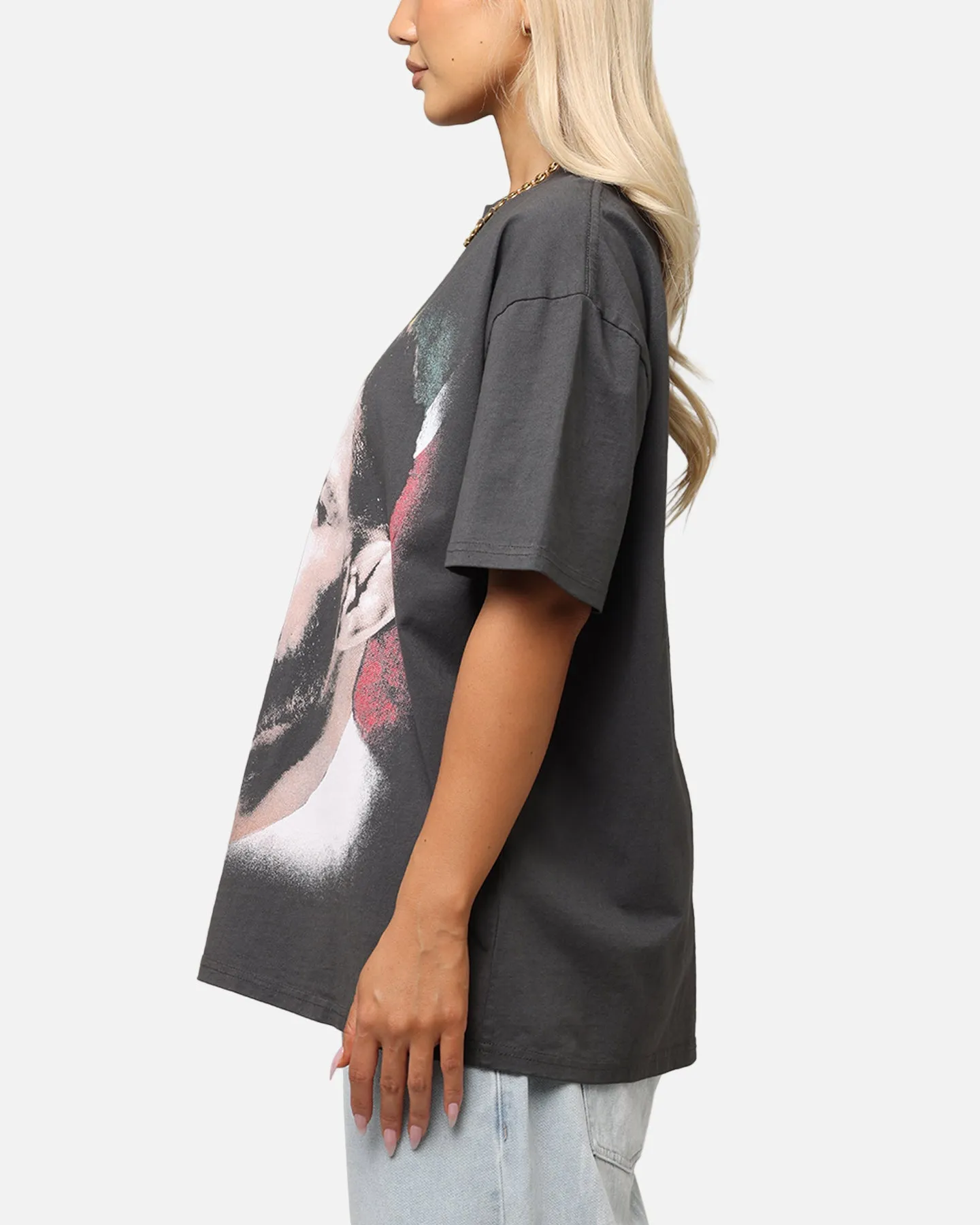 UFC By Culture Kings Dricus du Plessis Big Head Heavy T-Shirt Black Wash cotton material Cozy and Fashionable