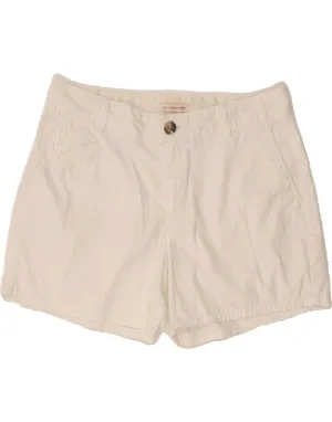 DOCKERS Womens Chino Shorts US 6 Medium W32 White Cotton Zero Irritation Tags
