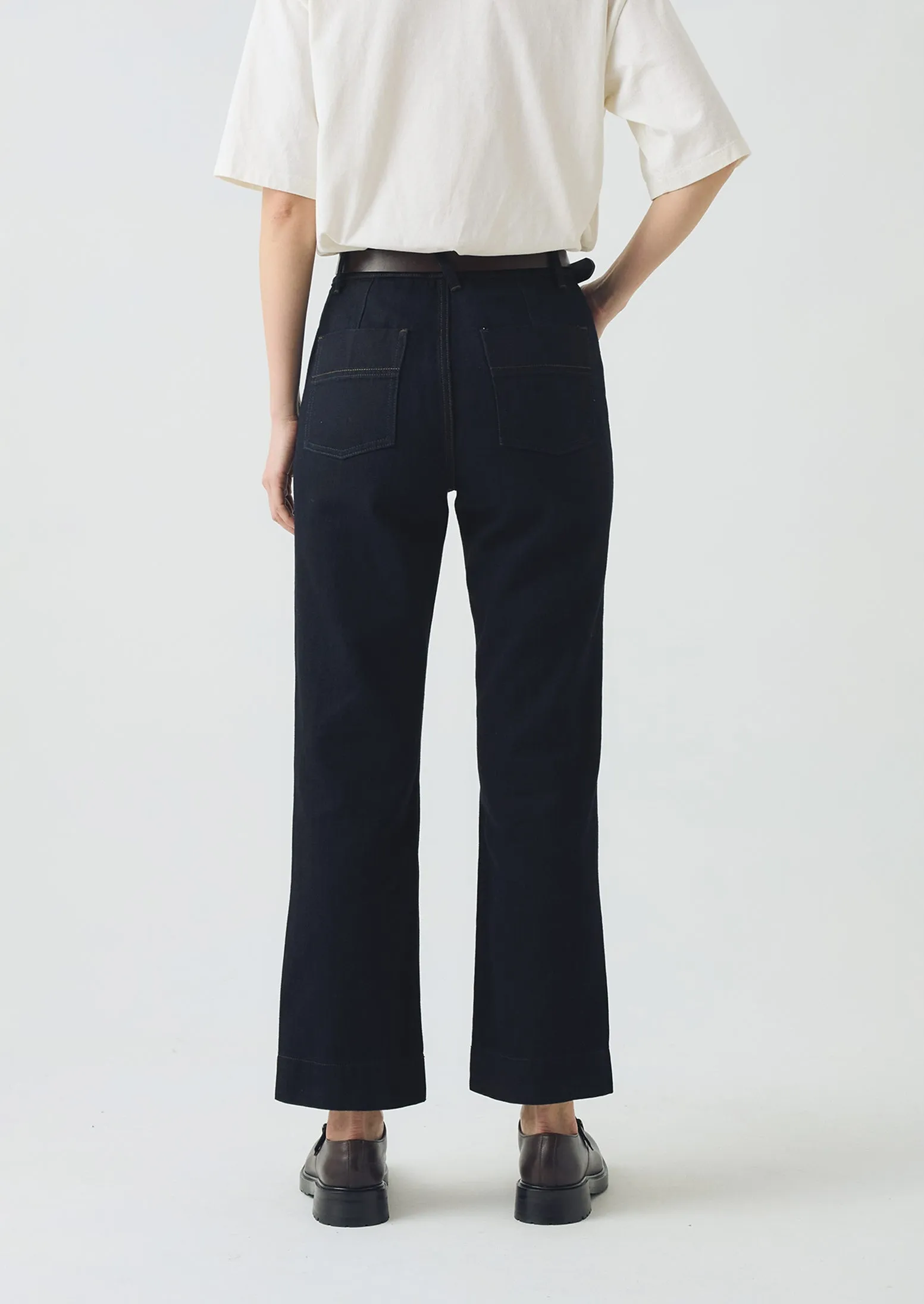 stain guard Japanese Denim Slim Pants | Indigo