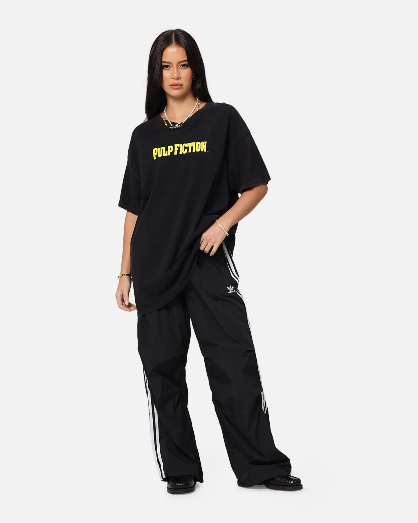 Pulp Fiction Mia Wallace Vintage T-Shirt Black Vintage Perfect Layering