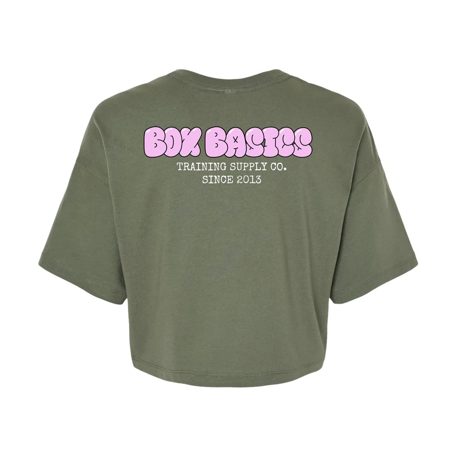 Reversible Design Concept harmonious Women's Bubble Crop Tee