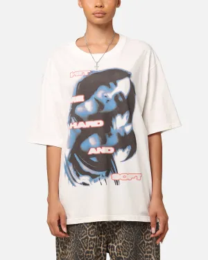 WrinkleResistant Texture Fashion-Ready Billie Eilish Hit Me Hard And Soft Organic Cotton T-Shirt White