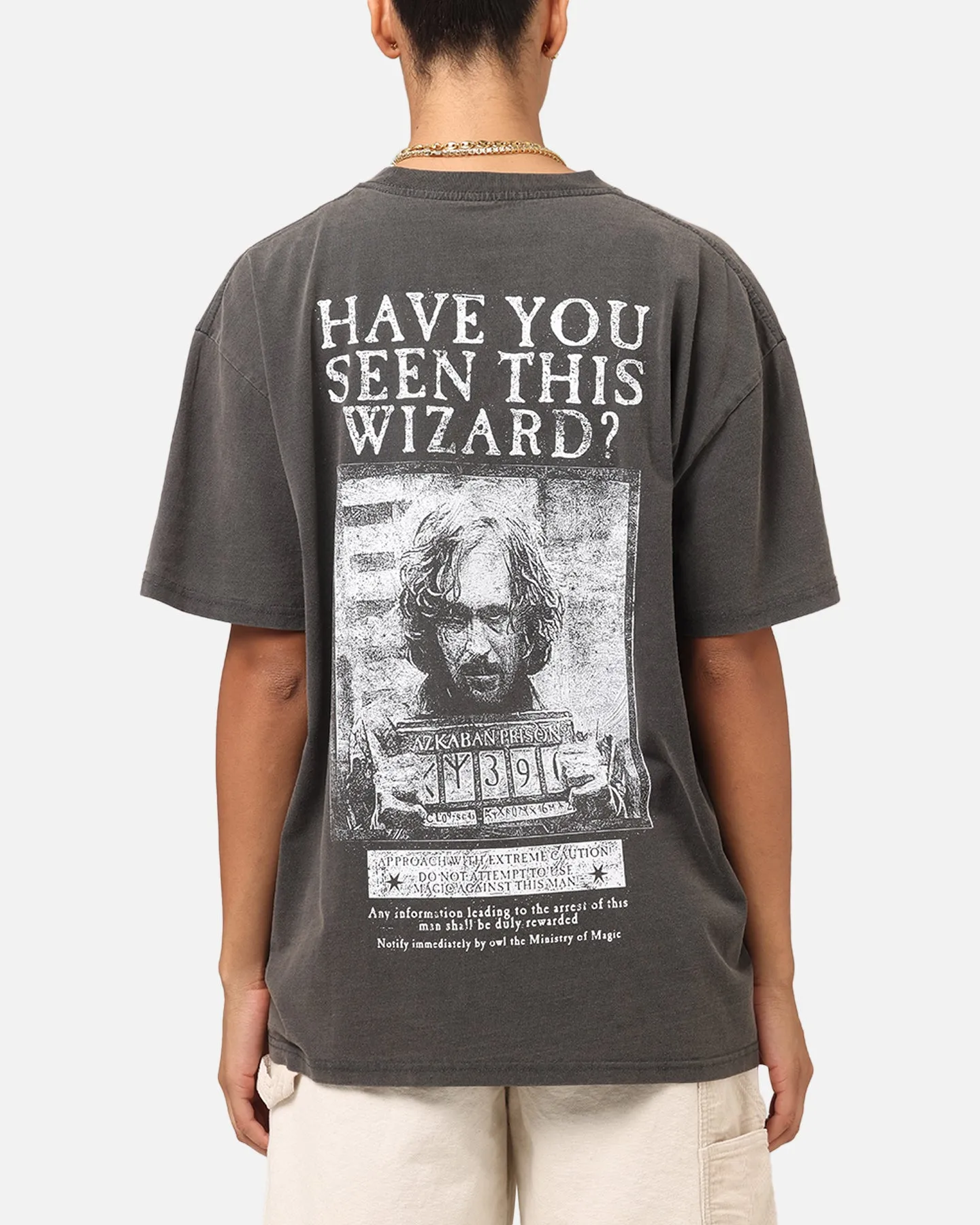 Goat Crew X Harry Potter Sirius Heavy T-Shirt Black Wash Lint Resistant Surface