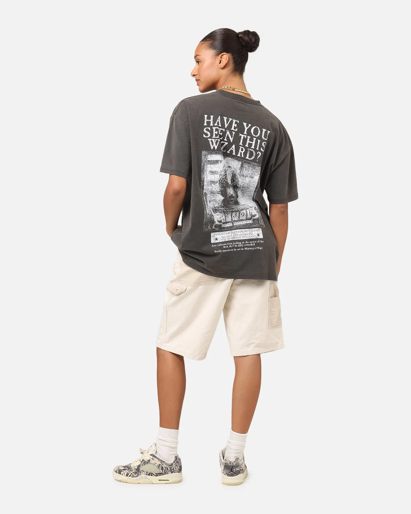 Goat Crew X Harry Potter Sirius Heavy T-Shirt Black Wash Layered Sleeve Tight fit sexiness