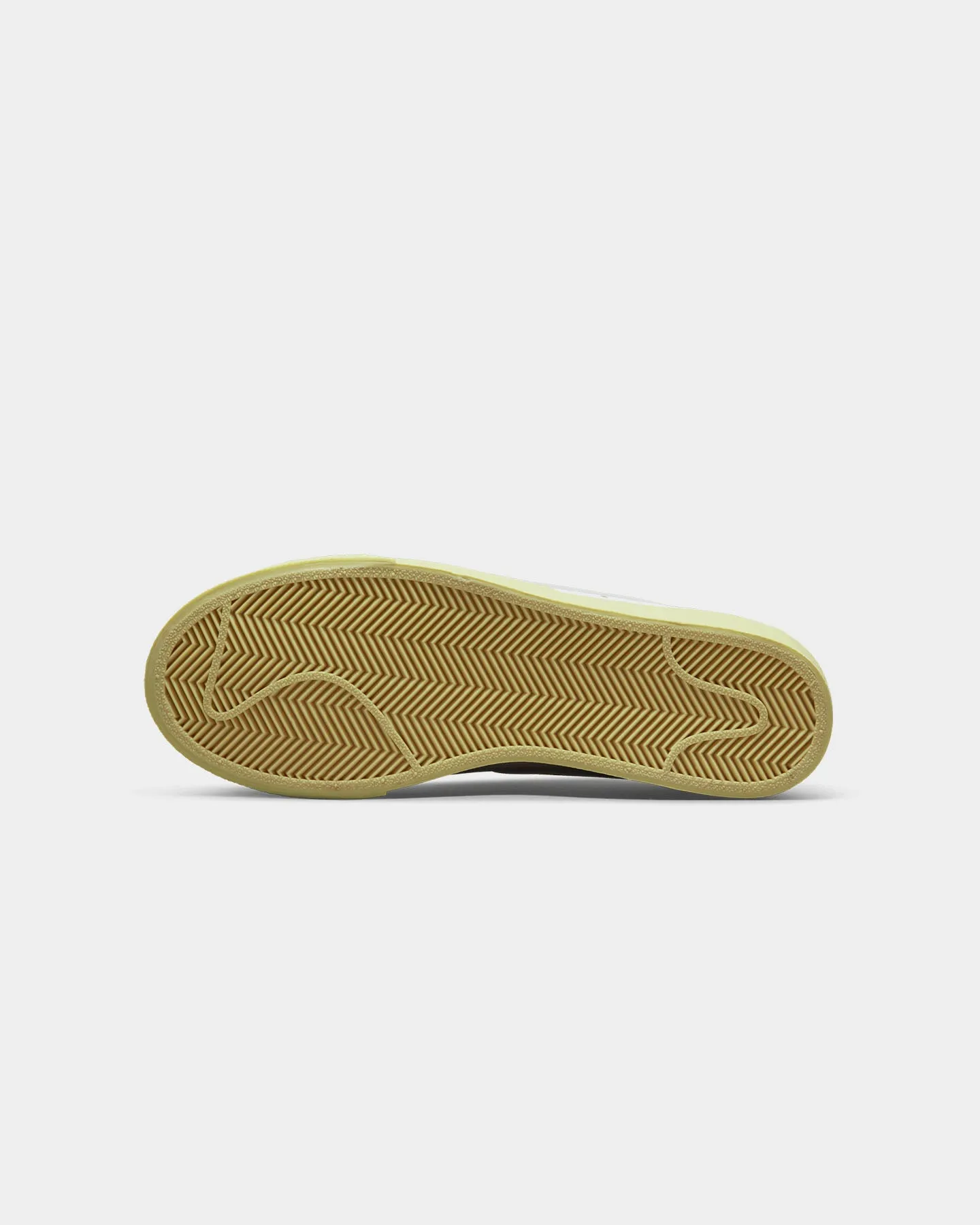 Functional Lightweight EVA Midsole Nike Women's Blazer Low Platform Shoes White/White-Lemon