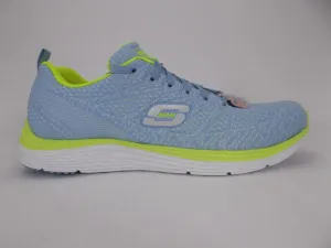 Wide Platform Base Durable Rubber Composite Skechers scarpa fitness da donna Valeries 12135 LBYL blue