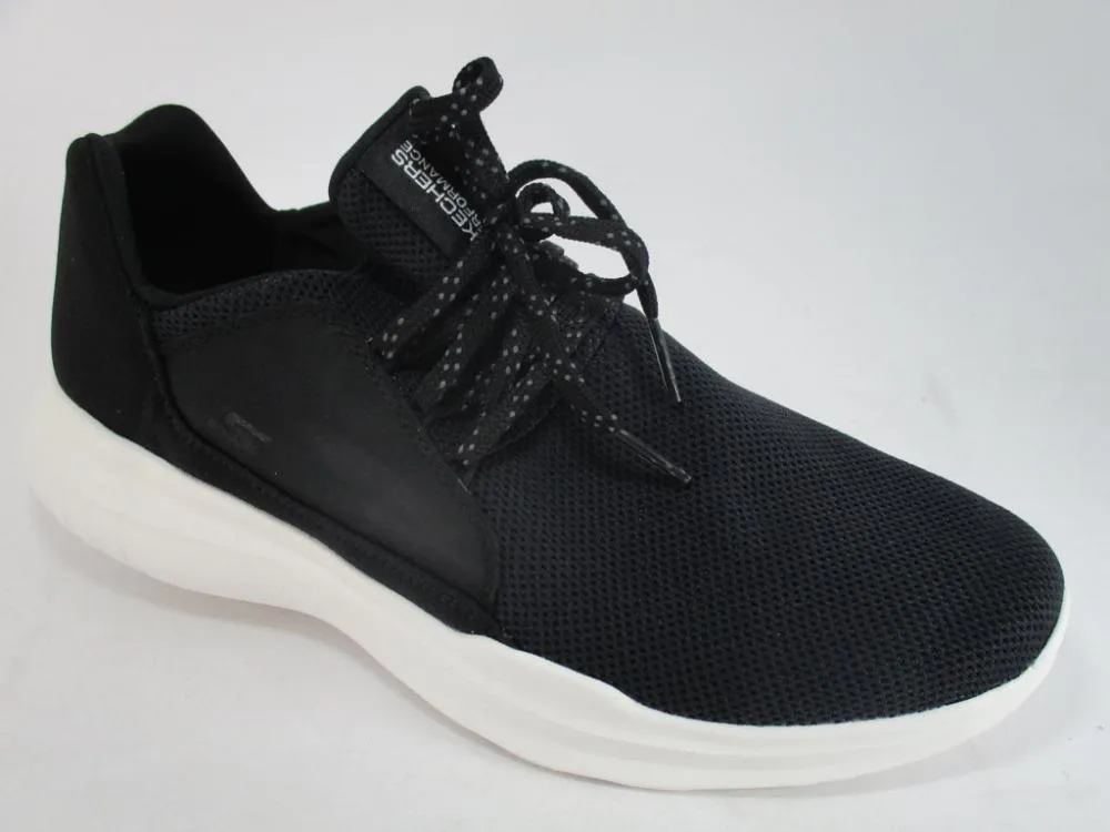Skechers scarpa da corsa da donna Go Run Mojo 14813 BKW nero Tear Resistant Lace Holes
