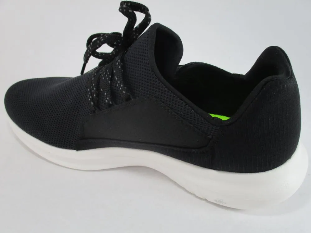 Shock Dissipating Heel Skechers scarpa da corsa da donna Go Run Mojo 14813 BKW nero