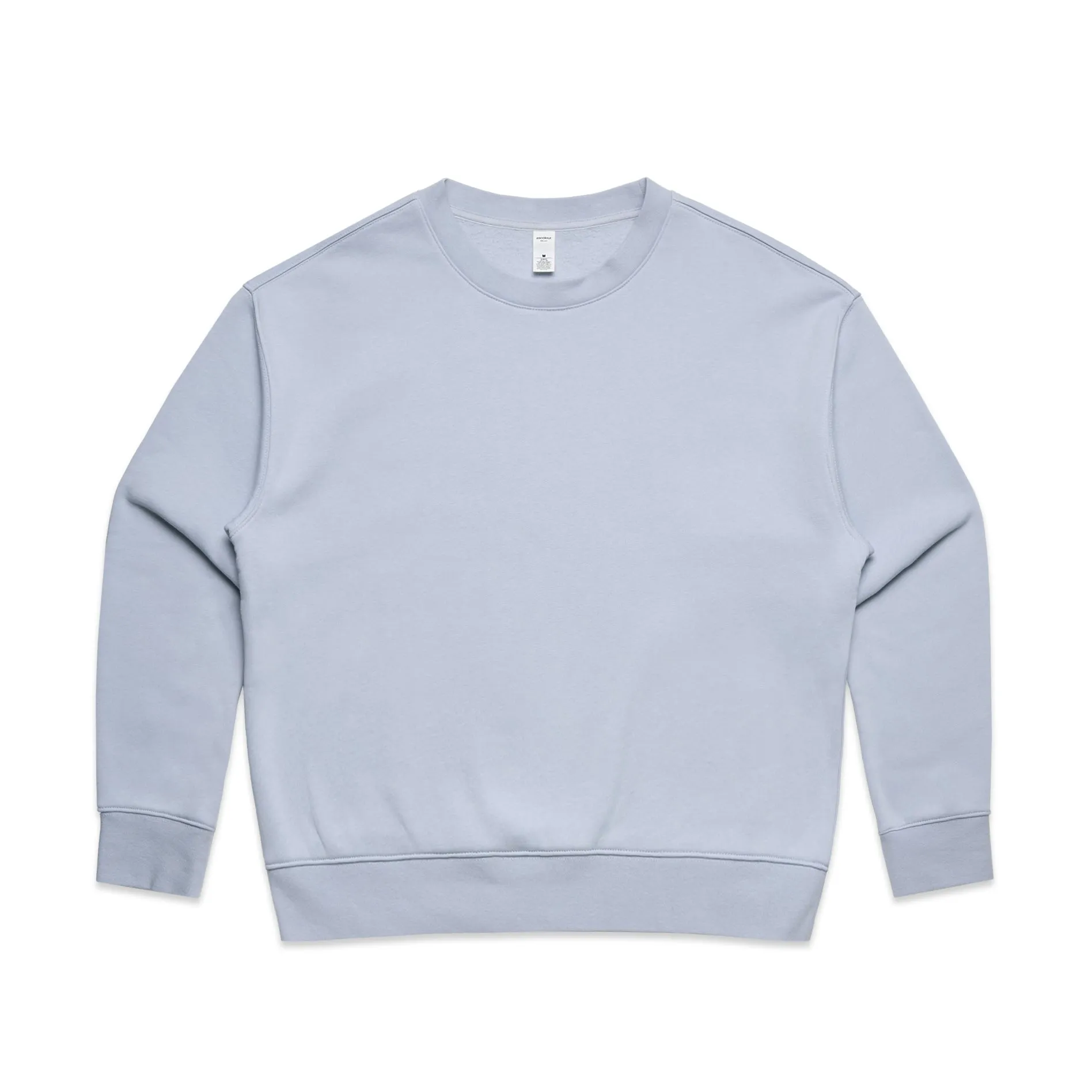 Lounging At Home Street Style Gracie Relaxed Crew - Powder Blue