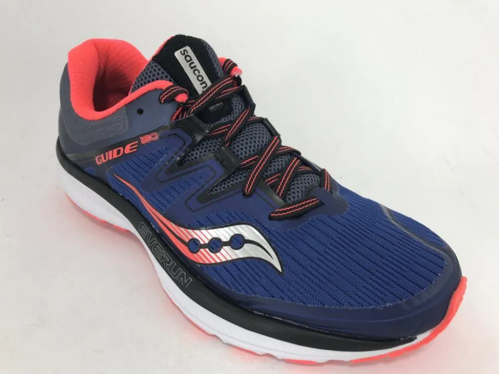 Saucony scarpa running uomo GUIDE ISO S20415 35 blu gri red Hyperbolic Grooves