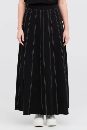 Unisex style KNIT OPPOSITION SKIRT