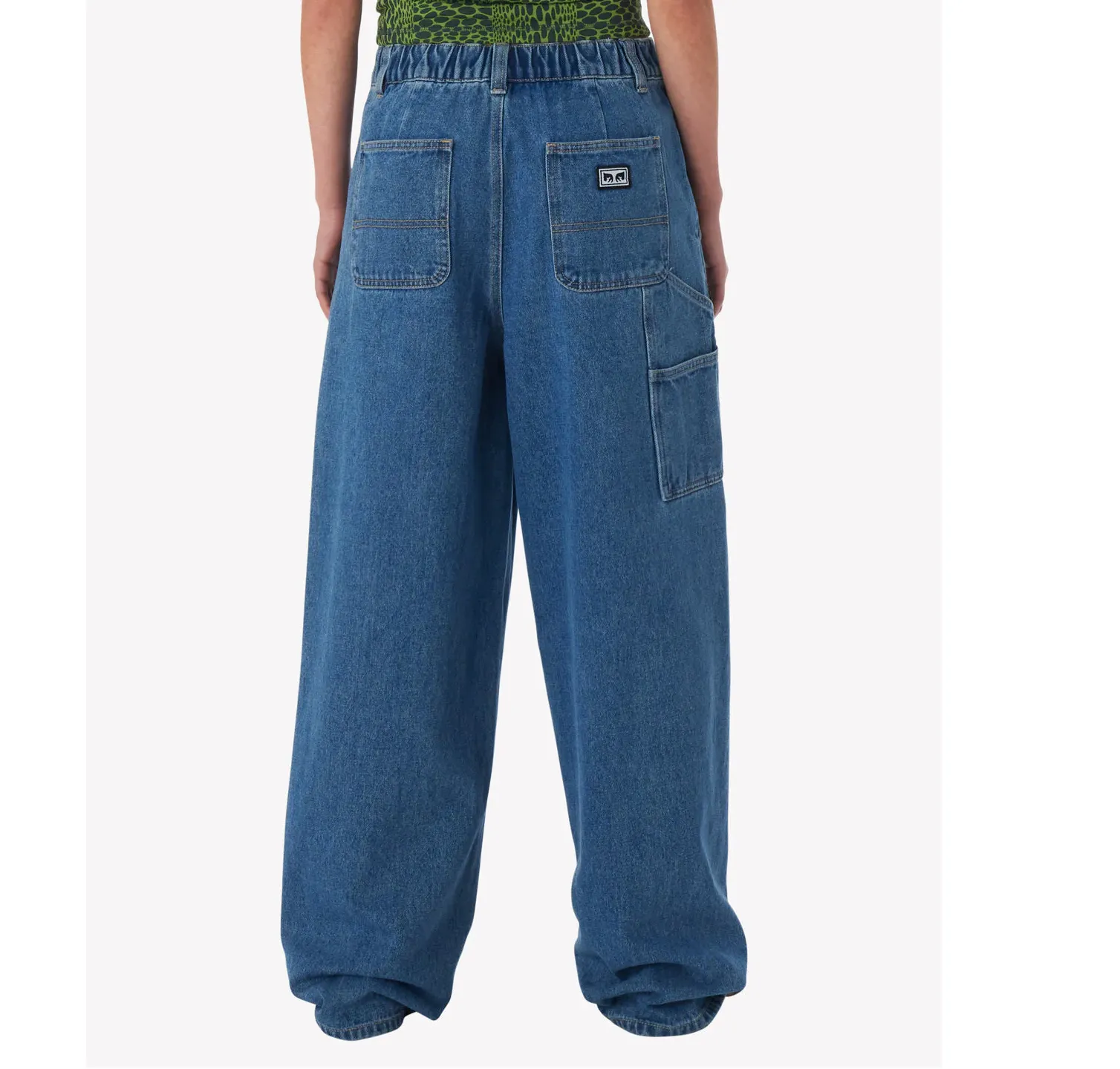 Obey pantalone jeans da donnaCarpenter Lily 242010052 blu chiaro Timeless Wear
