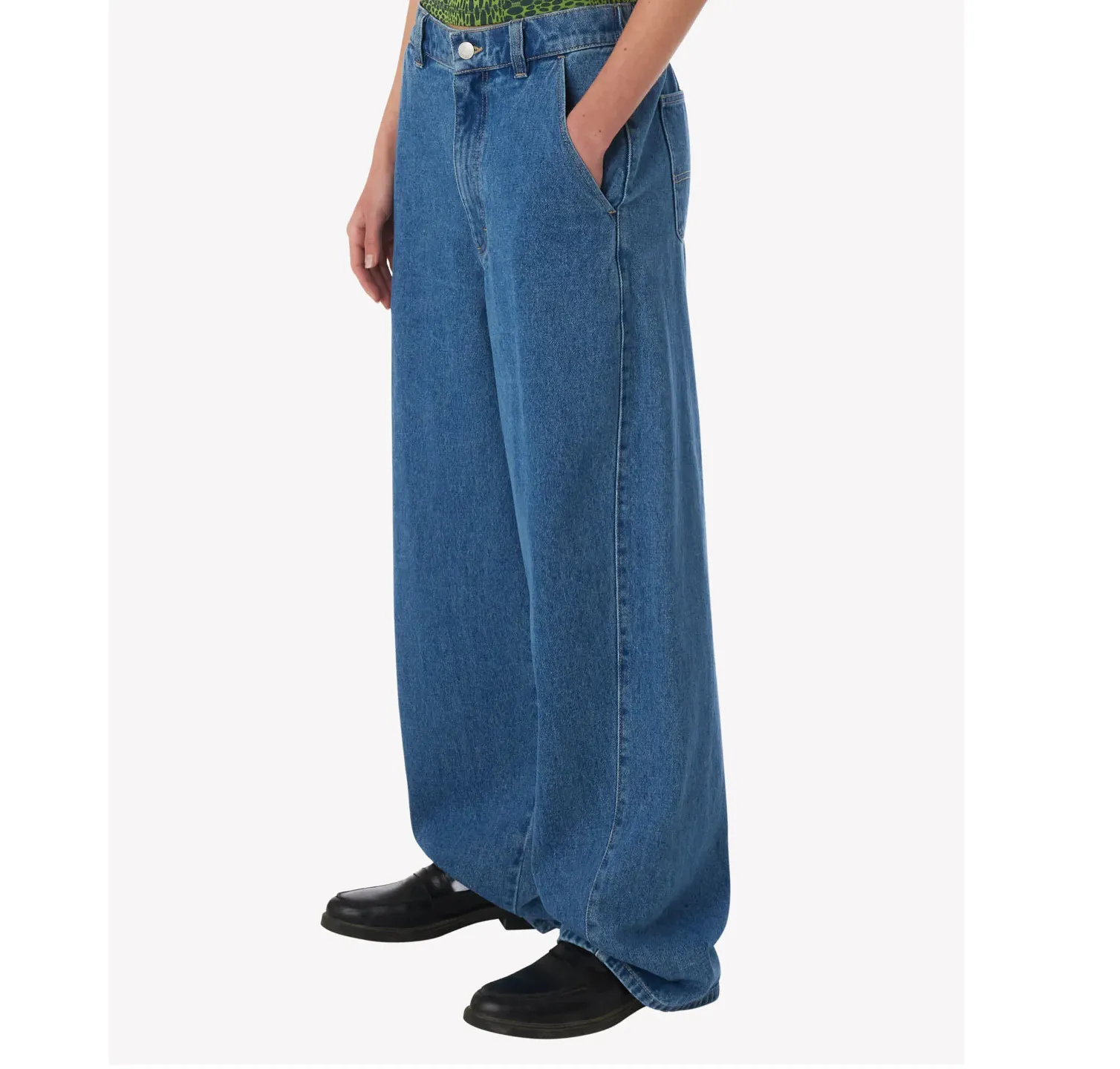 Obey pantalone jeans da donnaCarpenter Lily 242010052 blu chiaro Beach Day Holiday Vibes Outdoor Adventure Stylish