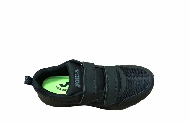 running for health improvement Traction Grip Pattern Joma scarpa walking da uomo Corinto 2101 nero