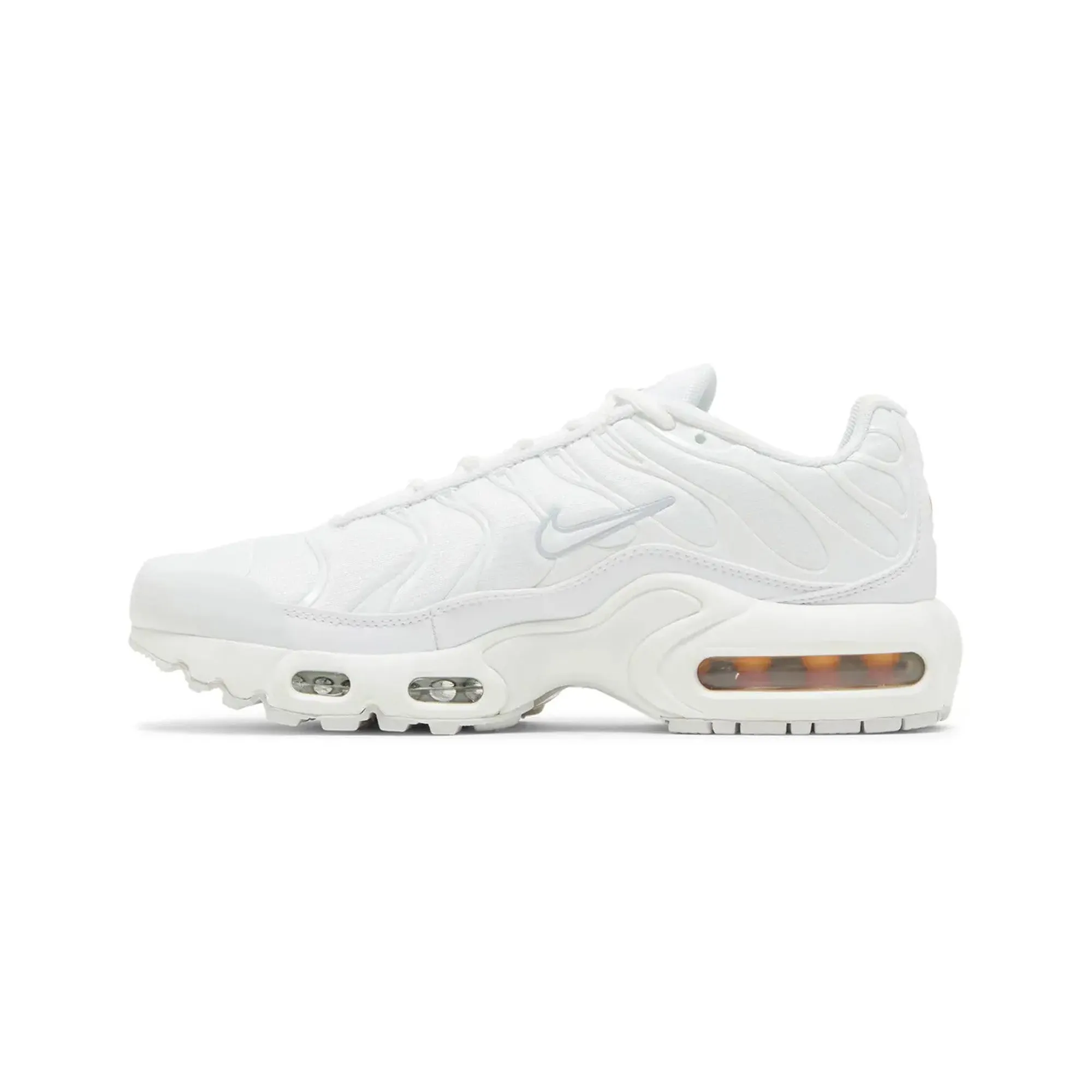 fashionable running footwear Nike Air Max Plus TN 'White Metallic Silver' GS (2014)