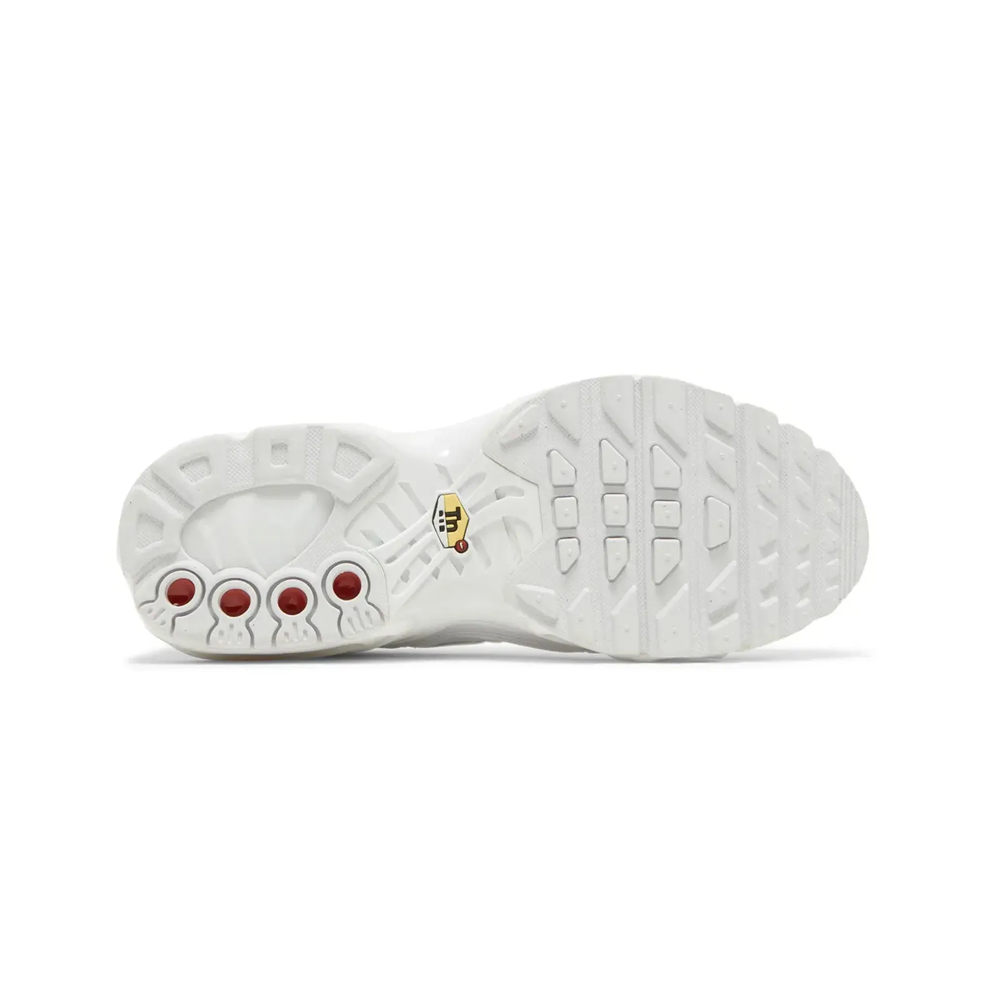Non Marking Outsole Tension Balance System Nike Air Max Plus TN 'White Metallic Silver' GS (2014)