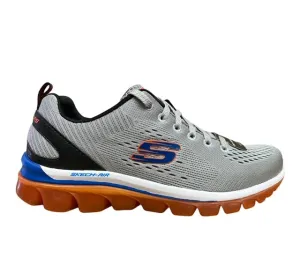 Skechers scarpa sportiva da uomo Skech Air 2.0 Zero Gravity 51472 LGOR grigio-arancio Forefoot - striker Friction Reduced Insole