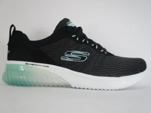 Stride Smoothing Plate Skechers scarpa da ginnastica da donna Skech Air Ultra Flex 13290 BKAQ nero