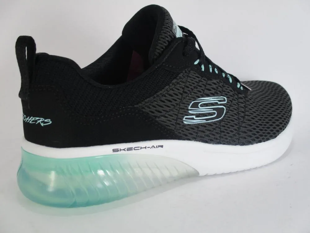 EVAComfort Skechers scarpa da ginnastica da donna Skech Air Ultra Flex 13290 BKAQ nero