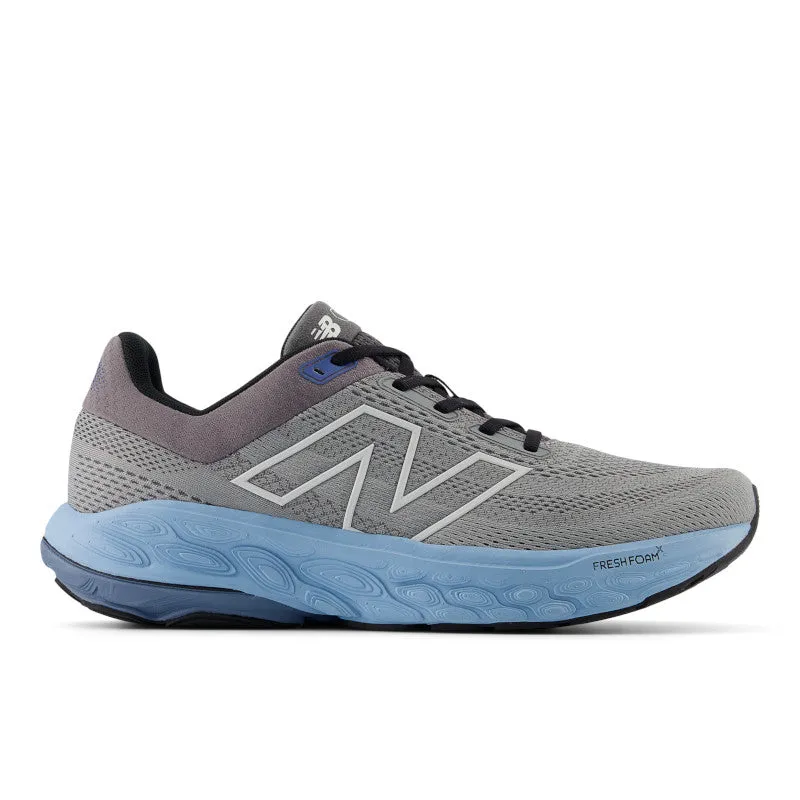 Fresh Foam X 860v14 - Slate Grey with Chrome Blue and Sea Salt - Men's quiet - operation shoes