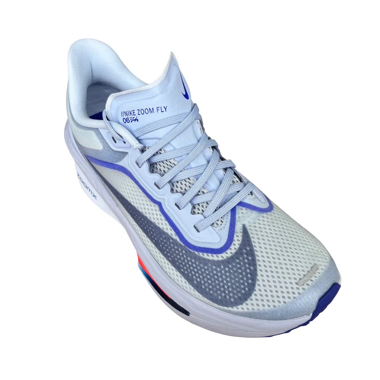 appliqued - finish - design shoes Nike Zoom Fly 6 FN8454-002 | Scarpa da Gara Uomo Fantasma-Grigio-Blu