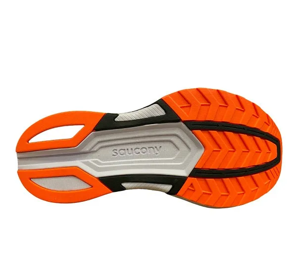 Saucony scarpa da corsa da uomo uomo Axon S20657-20 nero arancio Dynamic Rocker Shape road running shoe elements