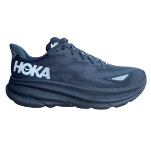 Hoka One One scarpa da corsa da uomo in Gore-Tex Clifton 9 GTX 1141470-BBLC nero Heel Stabilizer running - goal