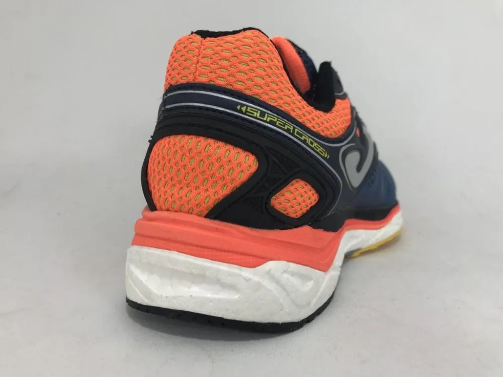 Arch Support Technology running in a pedestrian path area shoes Joma scarpa da corsa da uomo Super Cross 803 blu