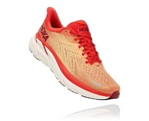 Hoka One One scarpa da corsa da uomo Clifton 8 1119393/FBOR rosso arancio globally - sourced Shock Cushion
