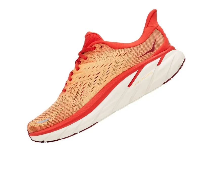 running for speed Generic Hoka One One scarpa da corsa da uomo Clifton 8 1119393/FBOR rosso arancio