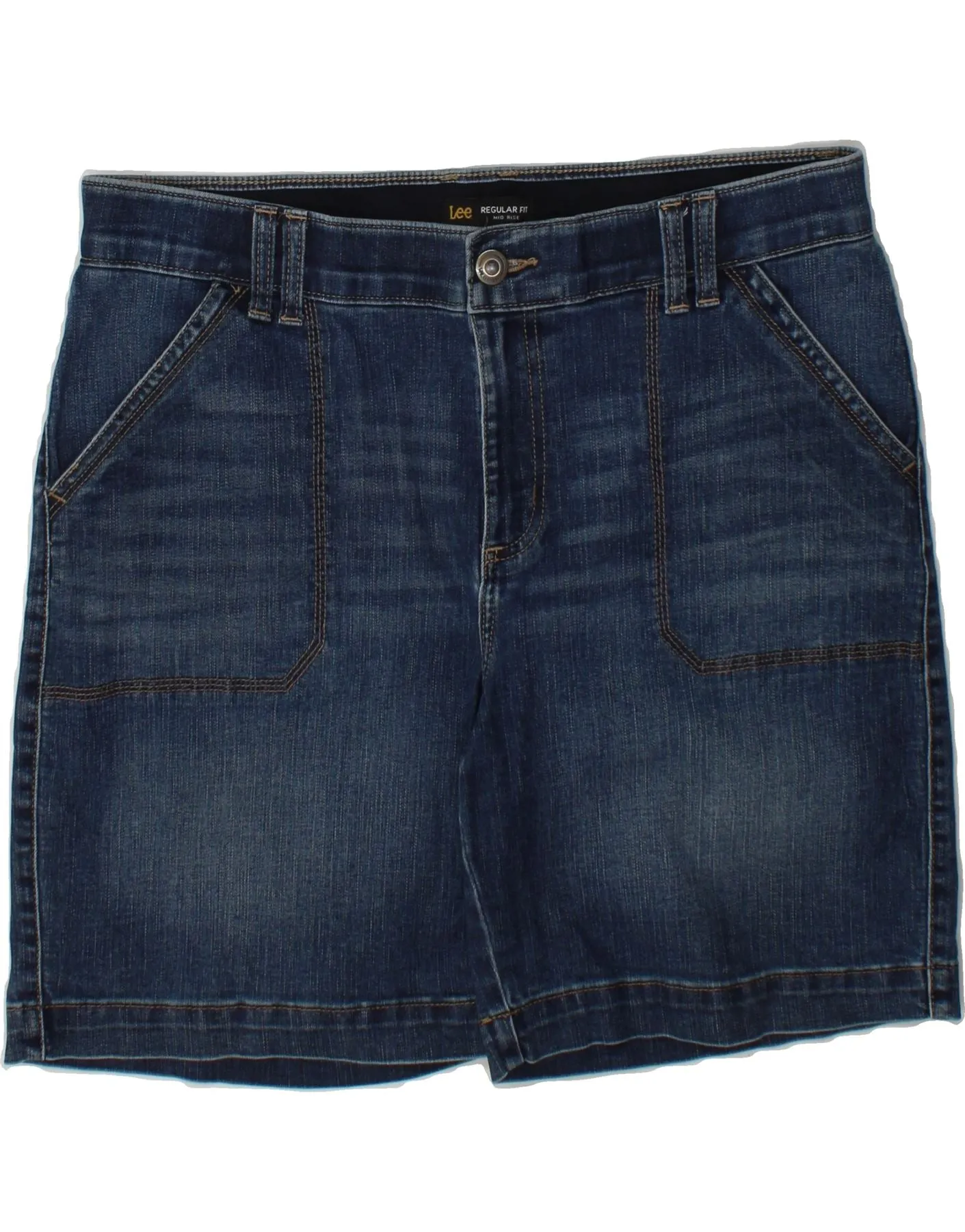 Easy Layering LEE Womens Denim Shorts W38 XL Blue
