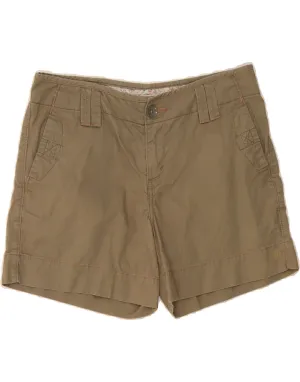 TaglessLabeling LEVI'S Womens Chino Shorts US 6 Medium W32 Khaki Cotton