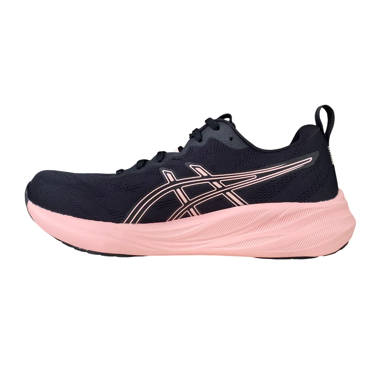 Asics scarpa da corsa da donna Gel Pulse 16 1012B755-001 nero-rosa Ultra Light Cushioning Continuous Cushion Layer