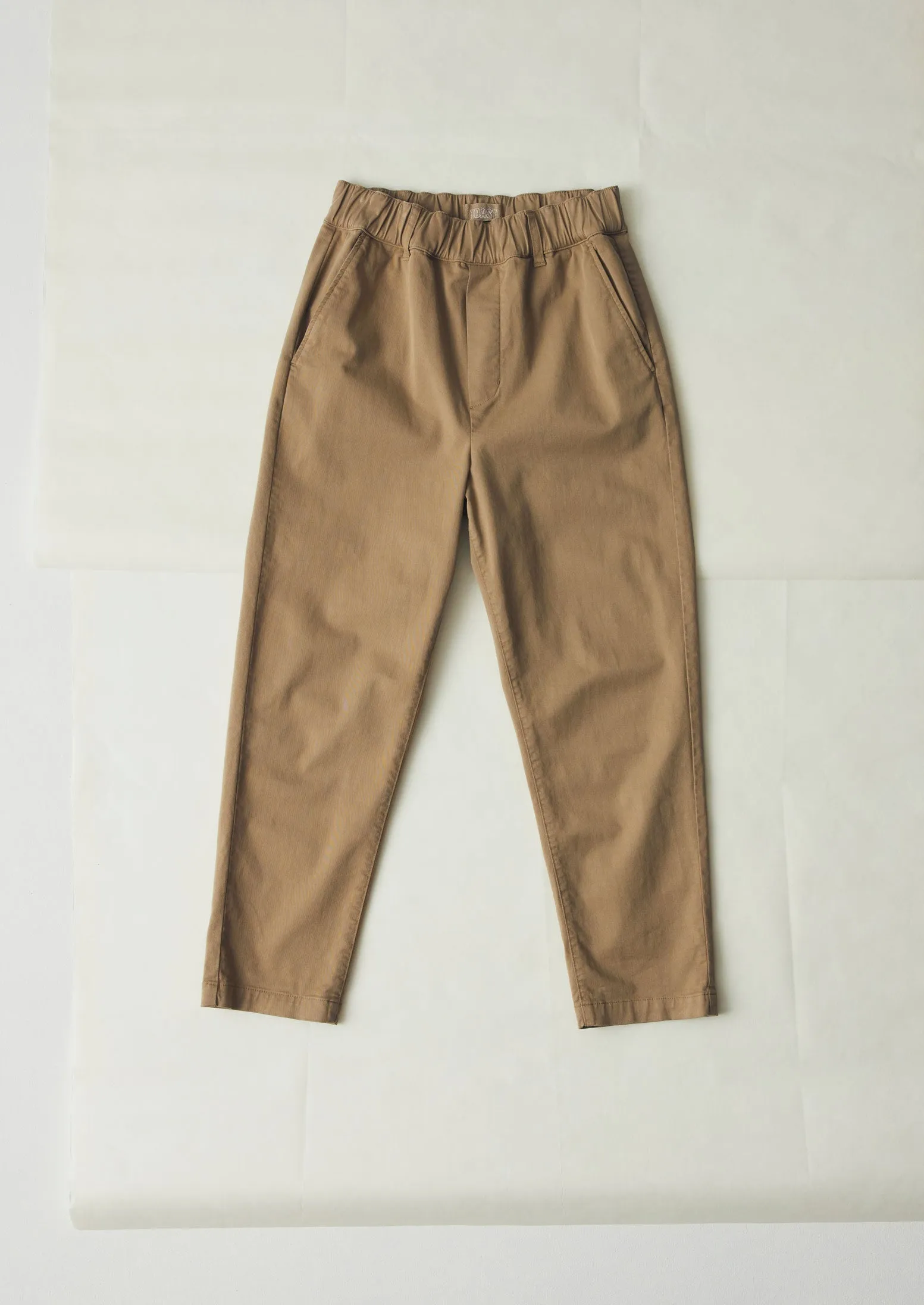 Gabi Cotton Pull On Pants | Ash Brown AntiPillingFabric Utility Fit