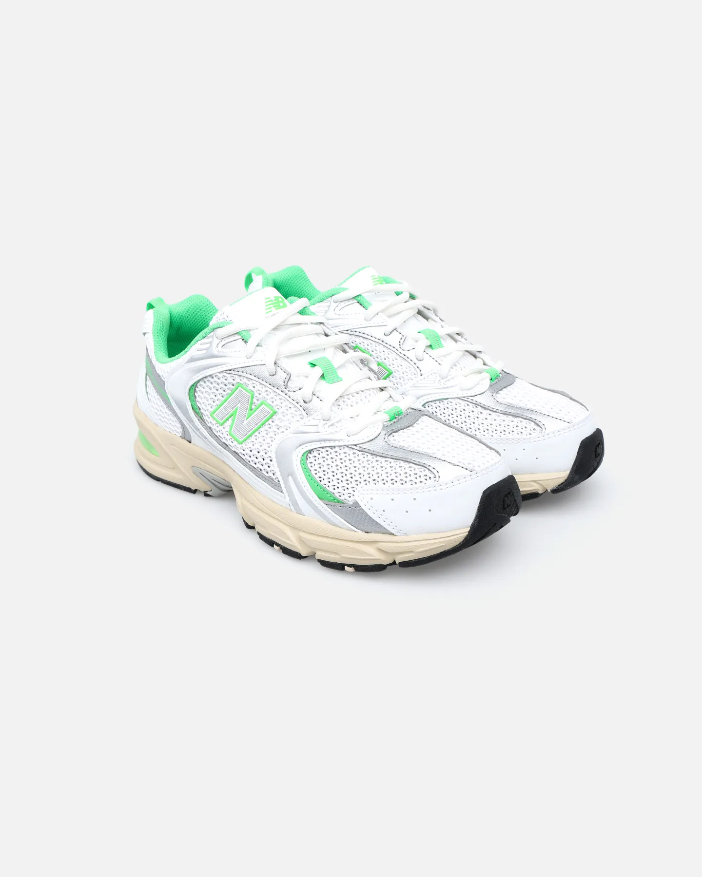 Bright Gold Canvas Cool New Balance 530 White
