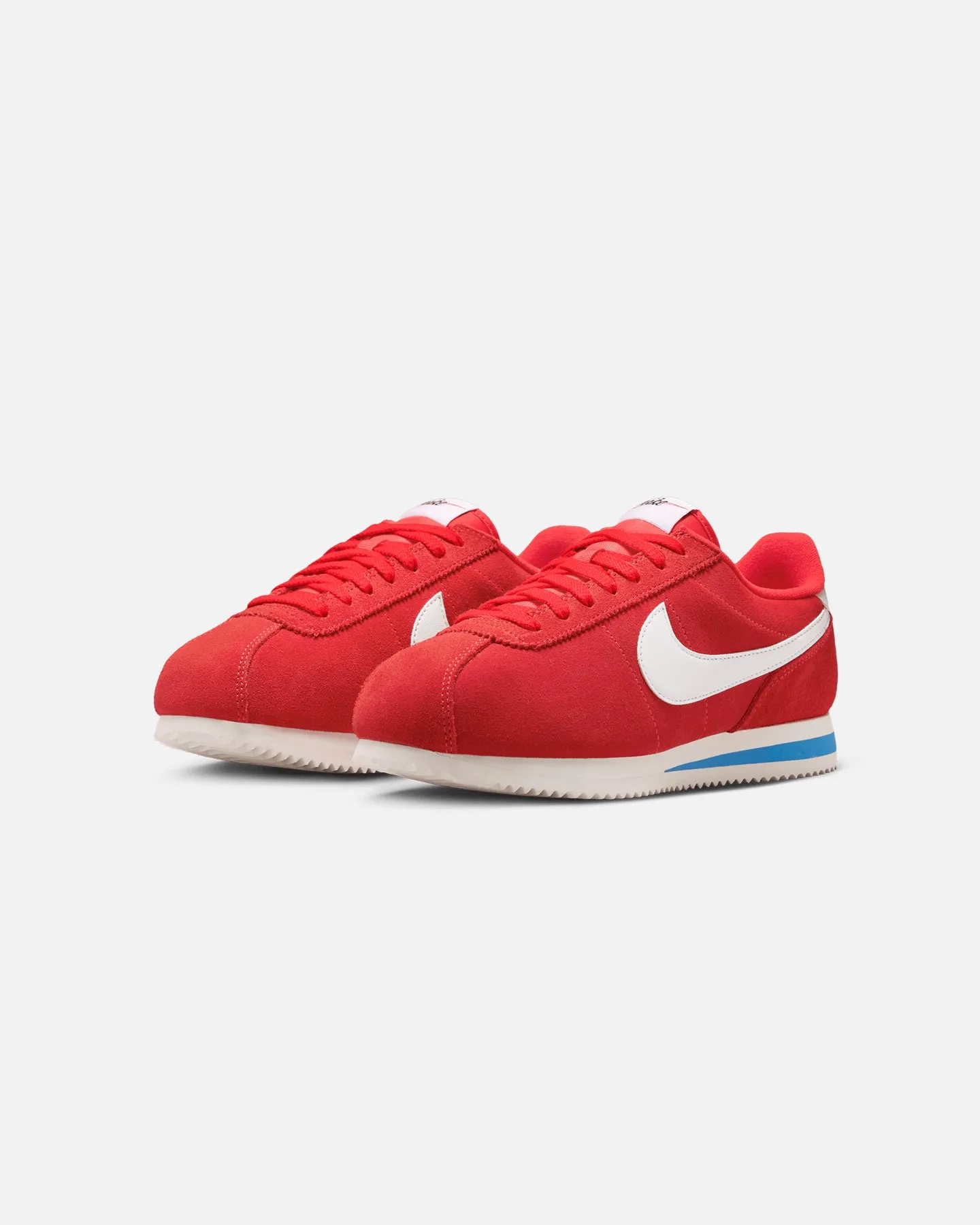 Nike Women's Cortez Lt Crimson/White Slip Resistant Outdoor Explorers Desert Path