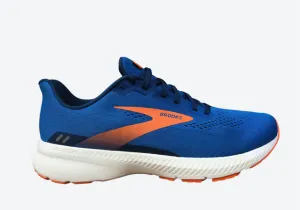 multi - purpose shoes holiday - themed running wear Brooks Launch 8 - Scarpa da corsa da uomo blu arancio bianco