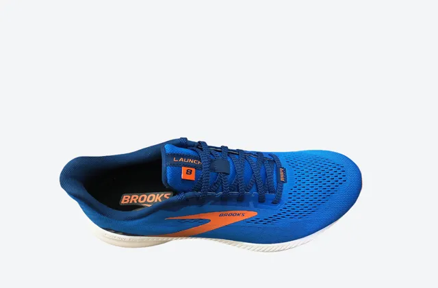PU midsole running shoes martial arts shoes Brooks Launch 8 - Scarpa da corsa da uomo blu arancio bianco