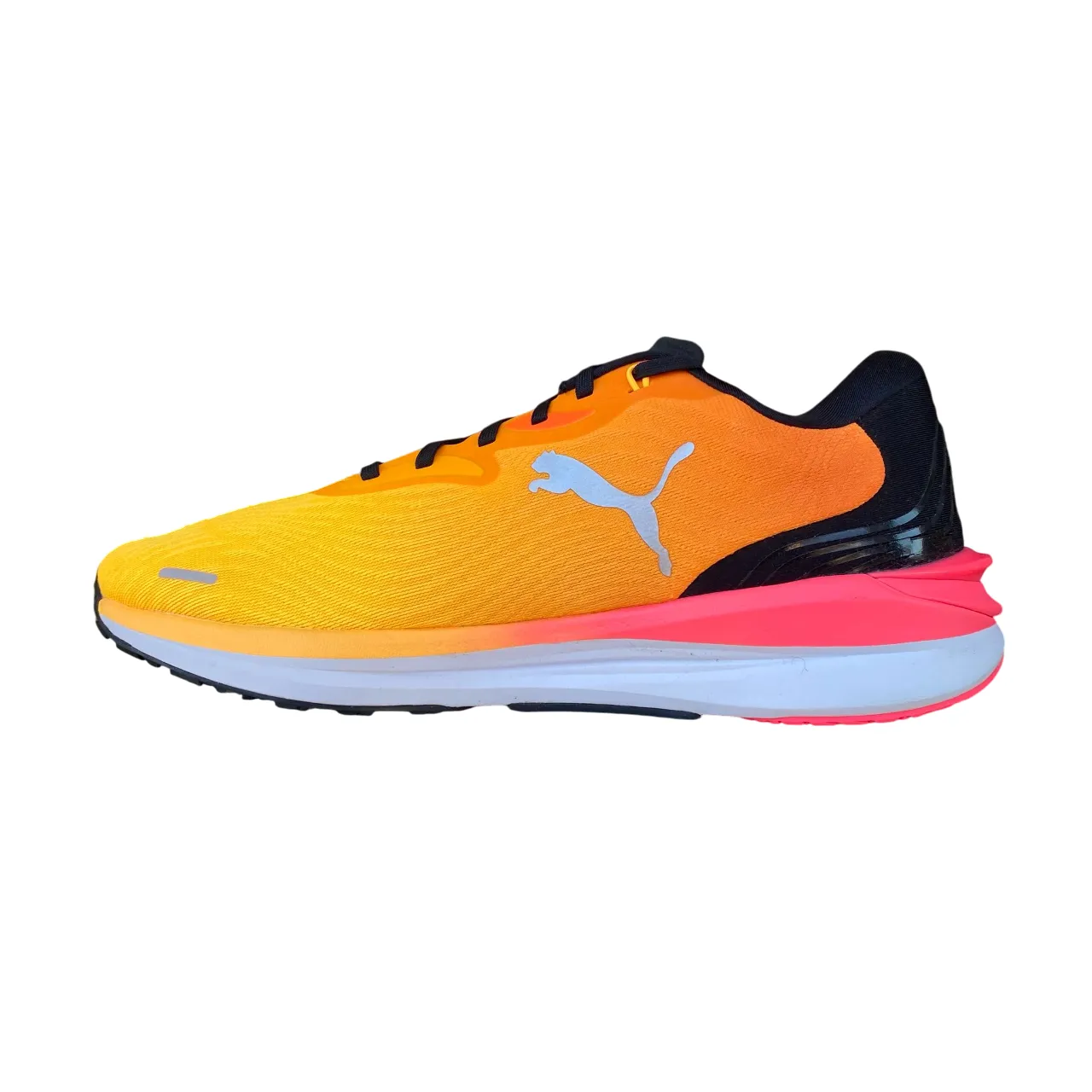 Puma scarpa da corsa da uomo Electrify Nitro 2 376814 03 giallo water - repellent upper shoes Road Running