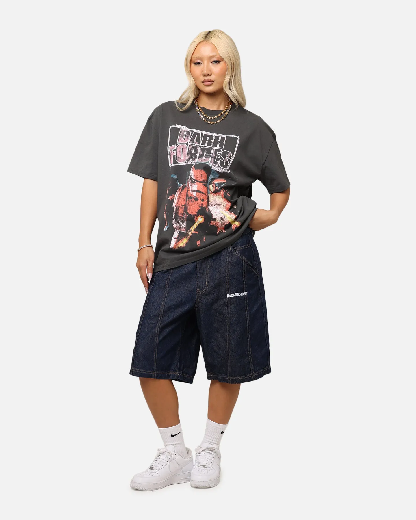 American Thrift Star Wars Battlefront Dark Forces Heavy T-Shirt Black Wash Essential Style Wear