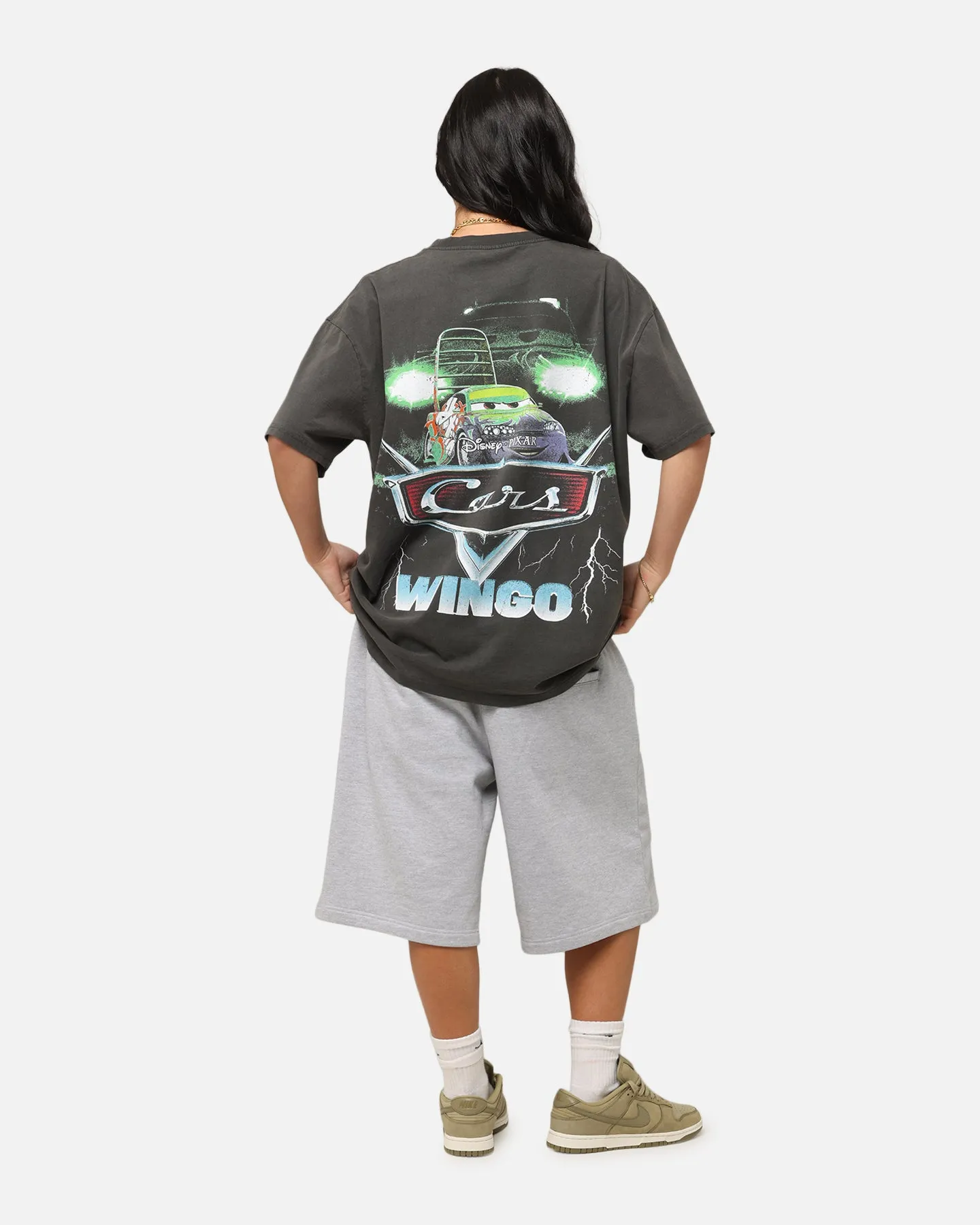 Goat Crew Disney And Pixar Cars Wingo Heavy T-Shirt Black Wash NonIronTechnology Playful Prints