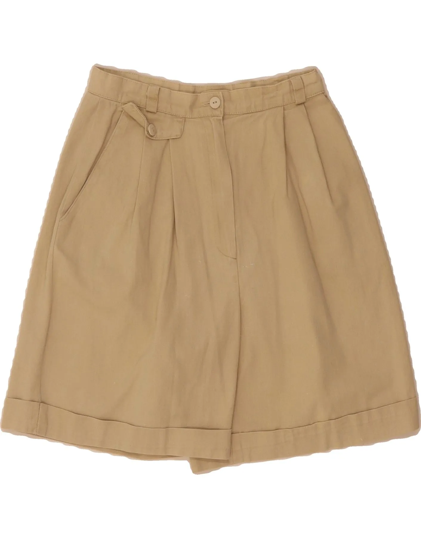 rayon fabric ski wear DOROTHY PERKINS Womens High Waist Chino Shorts UK 12 Medium W26  Beige