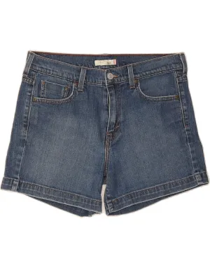 RollUpFasten petite size LEVI'S Womens 515 Denim Shorts US 10 Large W32 Blue Cotton
